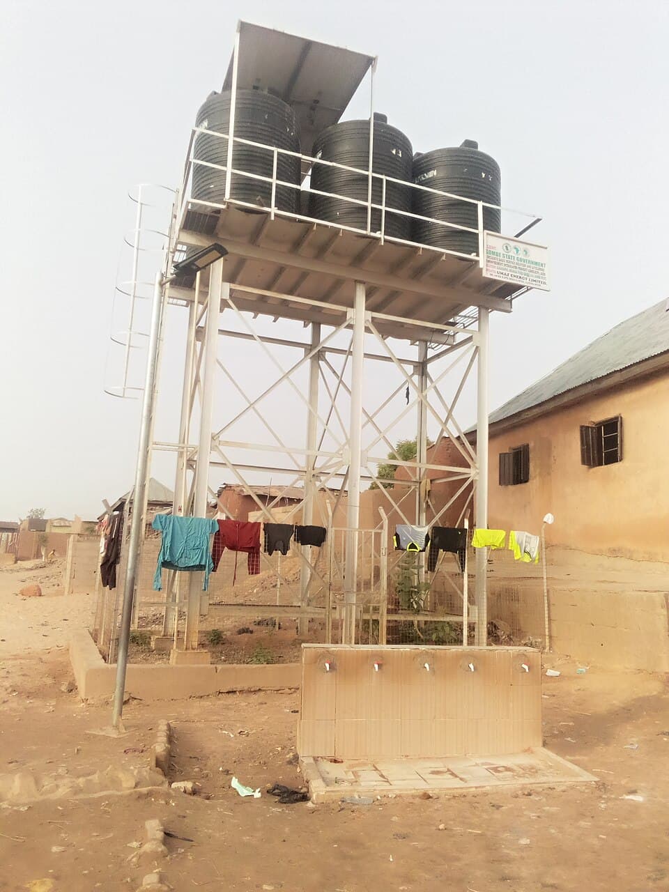 Solar borehole installation in Kagarawal community, Gombe State